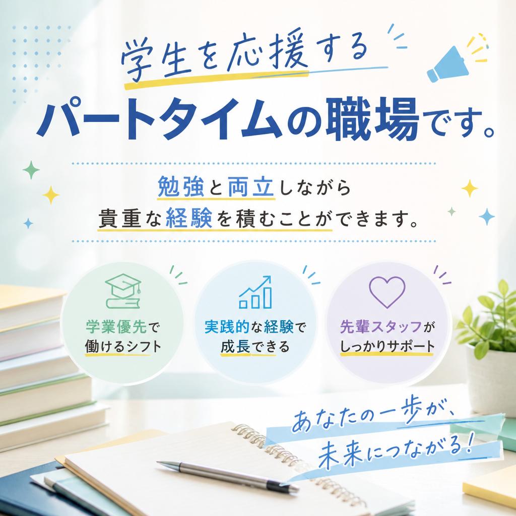 学生も大歓迎！